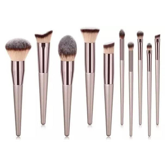 10-Piece Set: Professional Premium Glow Makeup Brush