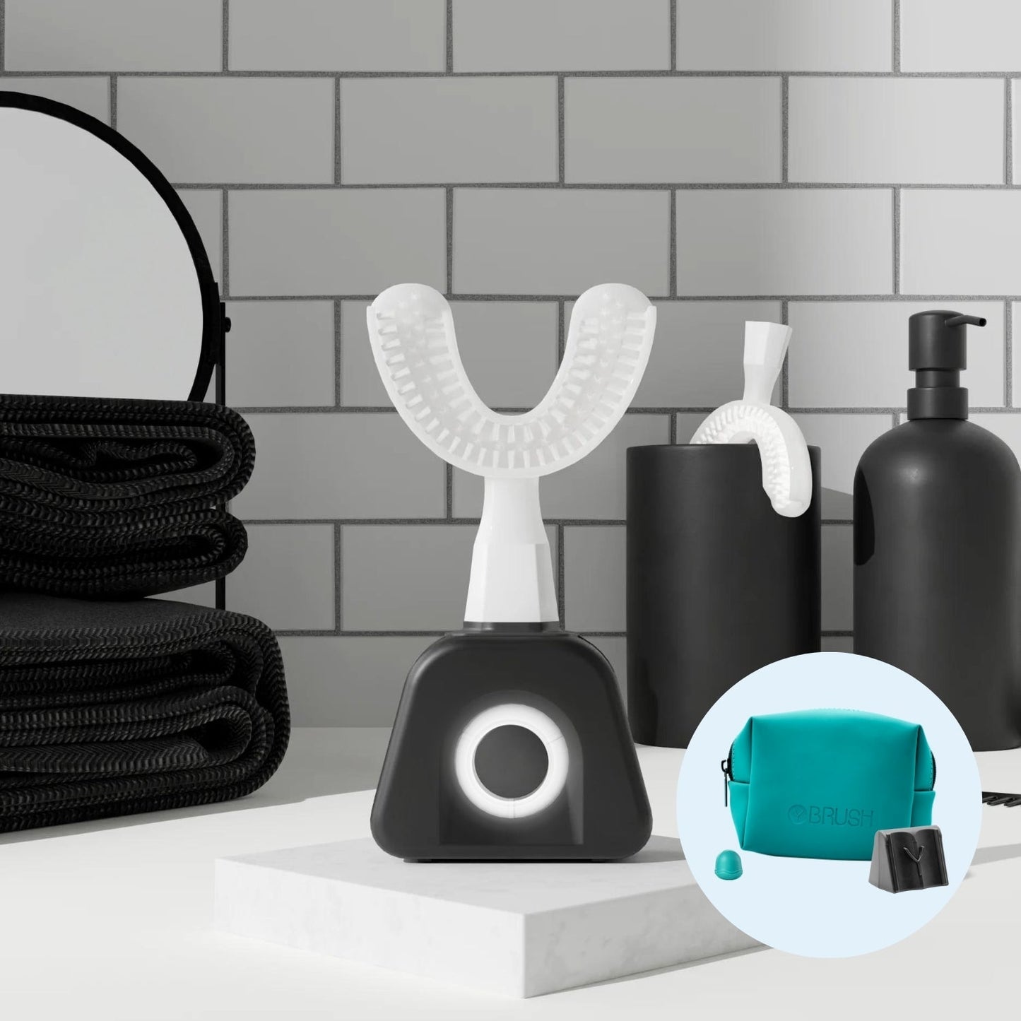 (PRO PLAN) NylonBlack Sonic Electric Toothbrush - Premium Pack