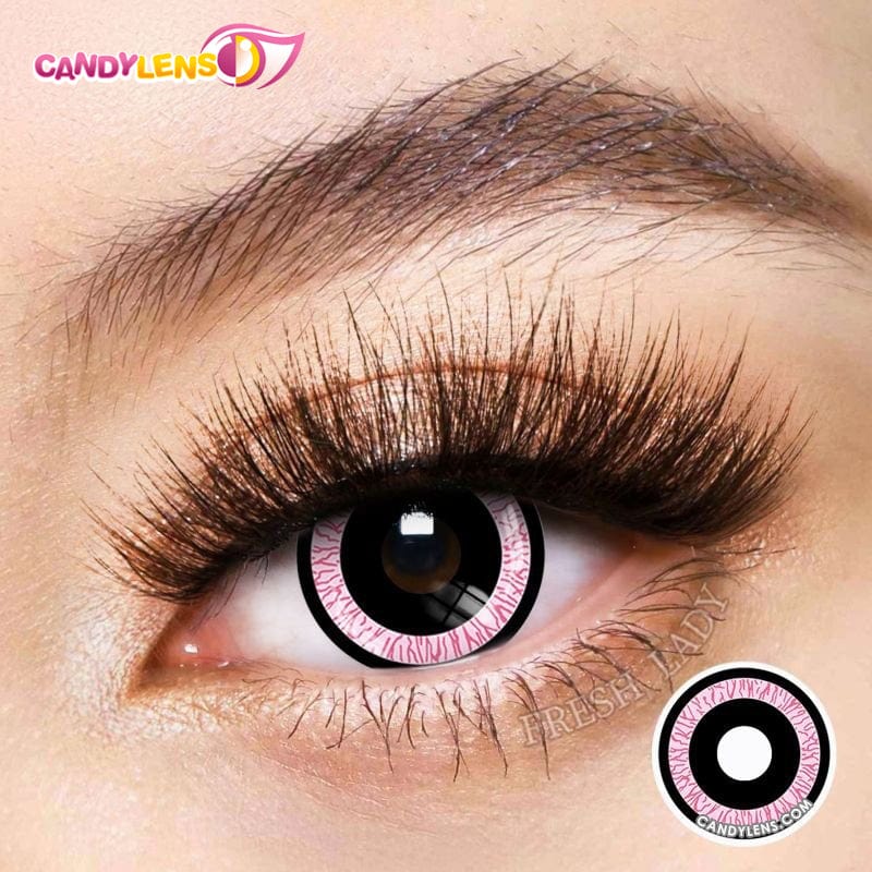 Nebulos Halloween Contacts Black Swan Eyes