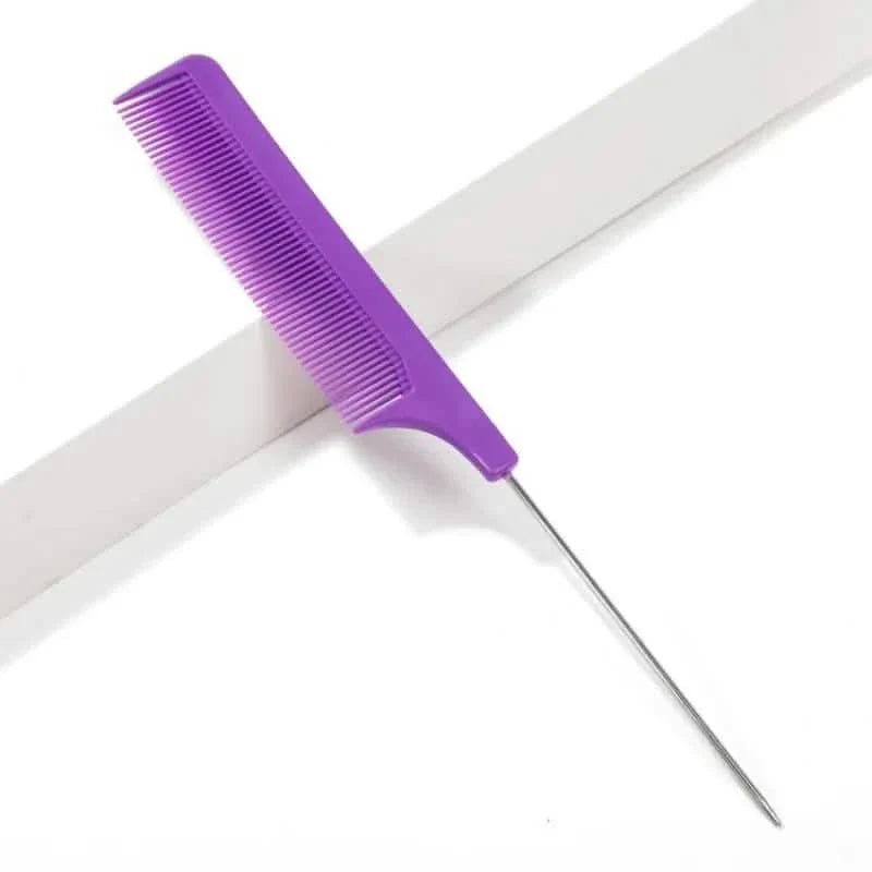 10-Pieces: Professional Pointed Tail Hair Comb Beauty & Personal Care Purple - DailySale
