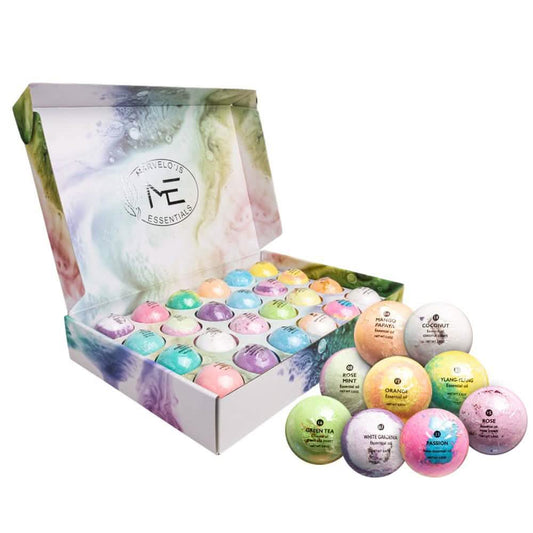 24-Piece: Marvelous Essentials Bath Bomb Gift Set for Women
