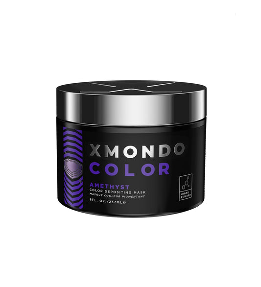 XMONDO Color Amethyst Depositing Mask & Semi-Permanent Purple Hair Dye | Infused with Bond Booster Technology & Hyaluronic Acid for Nourishment, Revitalization & Repair, Vegan Formula, 8 Fl Oz 1-Pack
