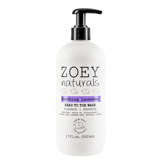Zoey Naturals Soothing Lavender Head To Toe Wash